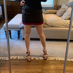 Diane Von Furstenberg Elley Black Skirt, Size 4